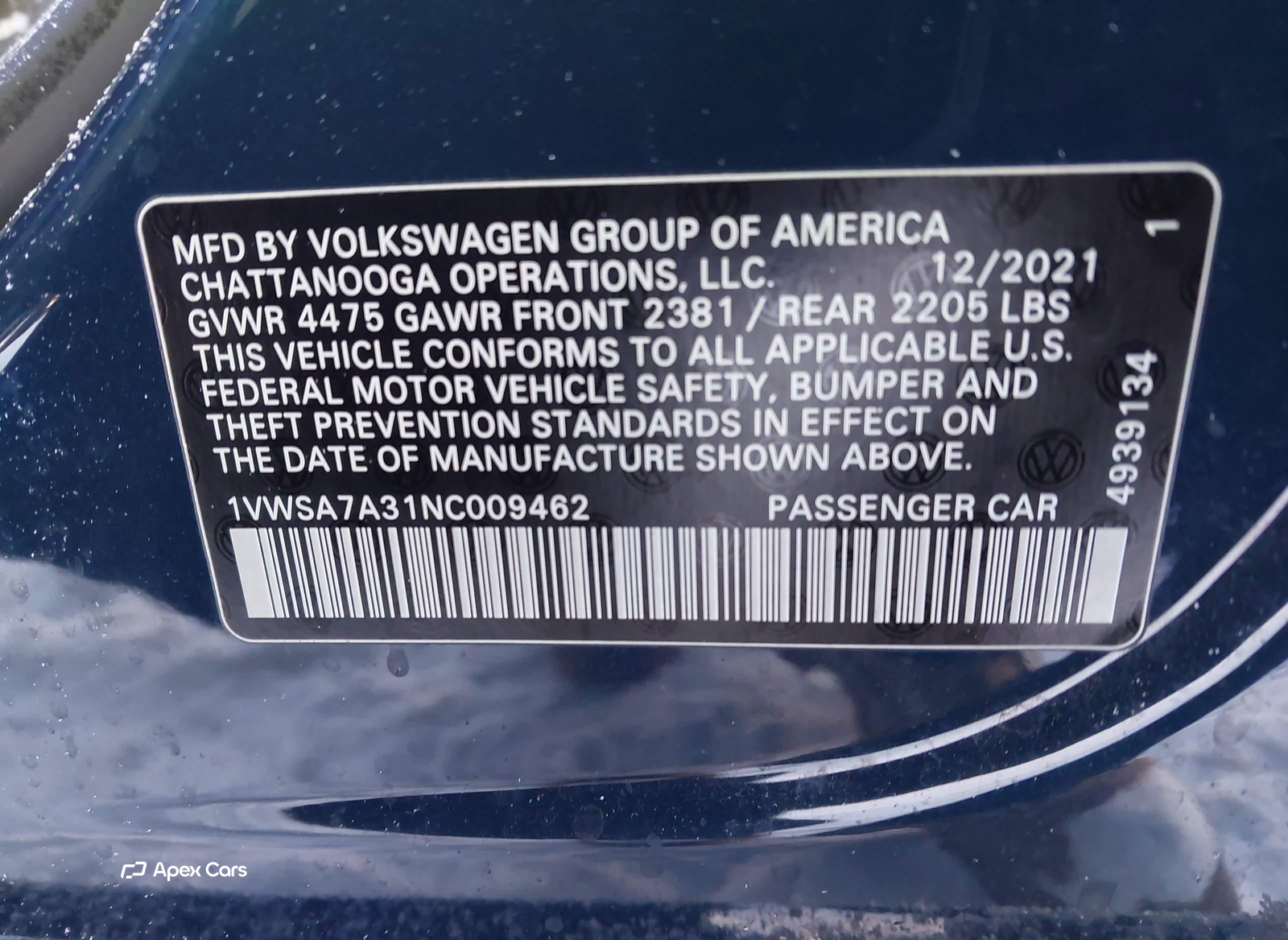 Volkswagen Passat 2022