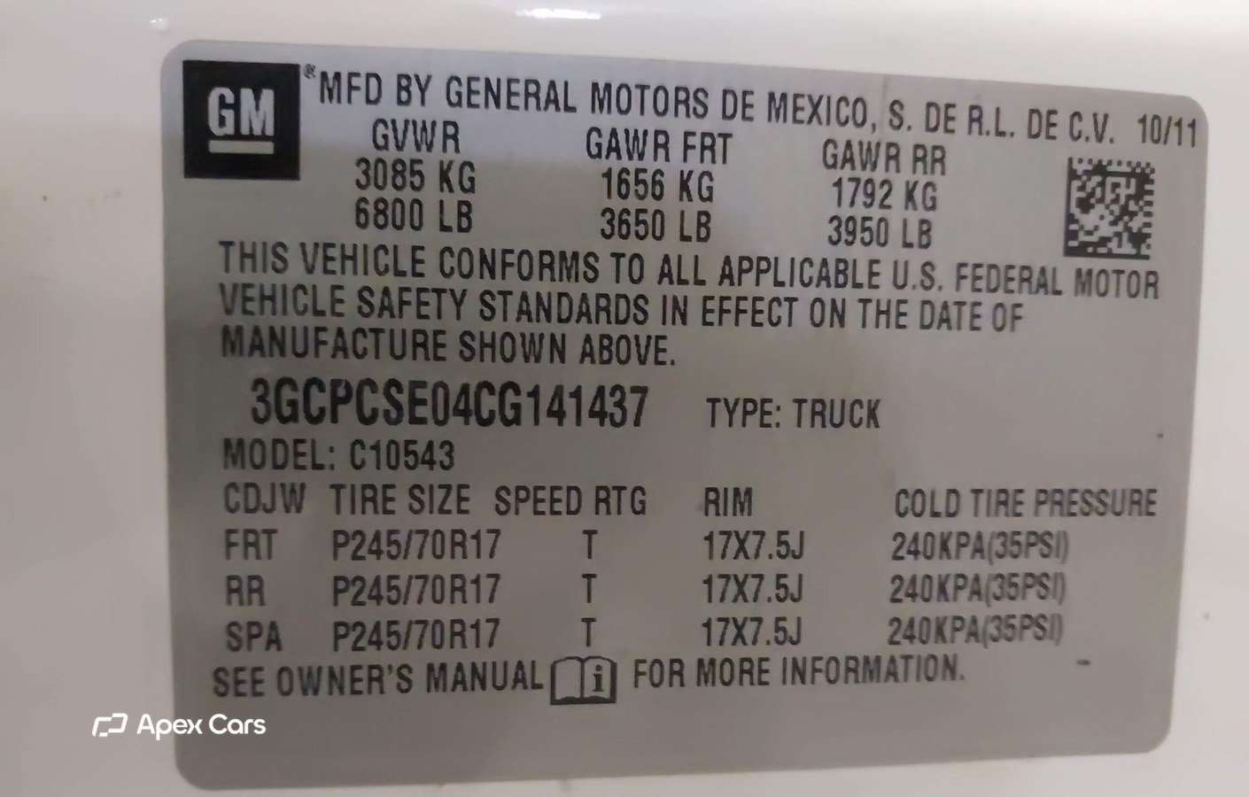 Chevrolet Silverado 2012