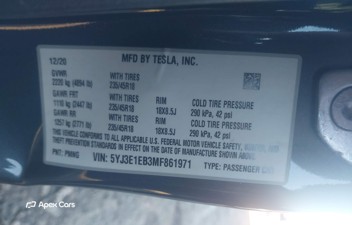 Tesla Model 3 2021