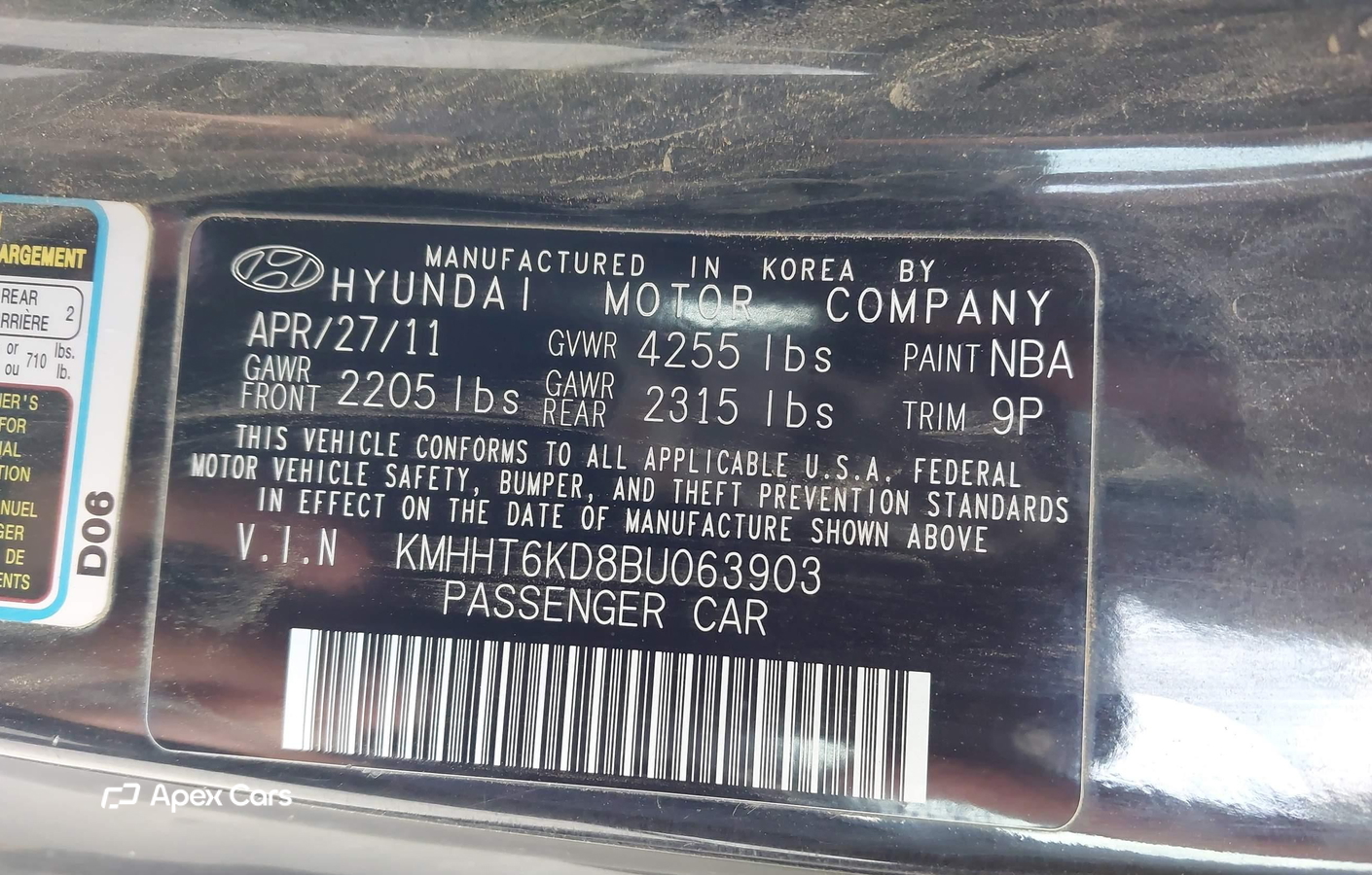 Hyundai Genesis 2011