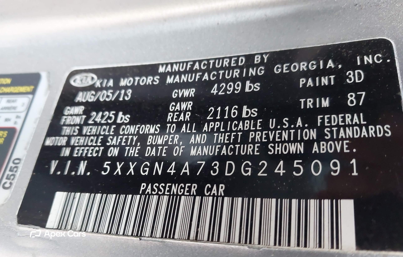 Kia Optima 2013