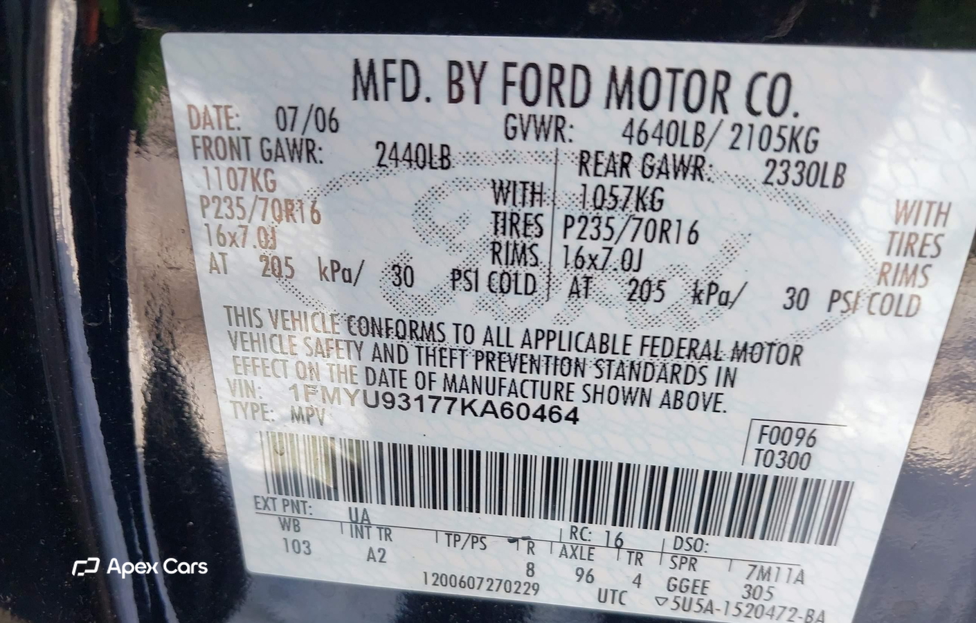 Ford Escape 2007