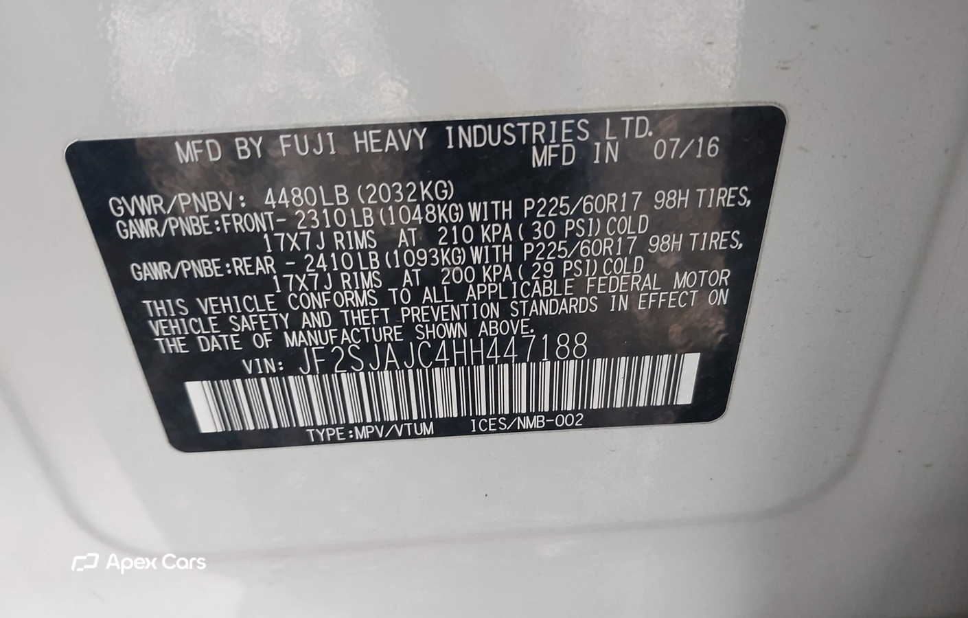 Subaru Forester 2017