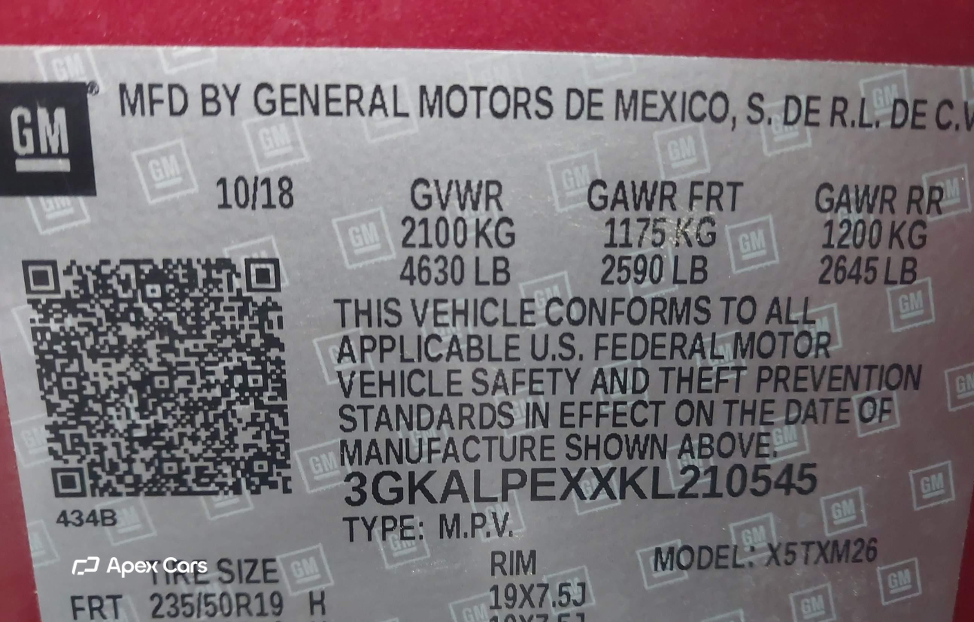 GMC Terrain 2019