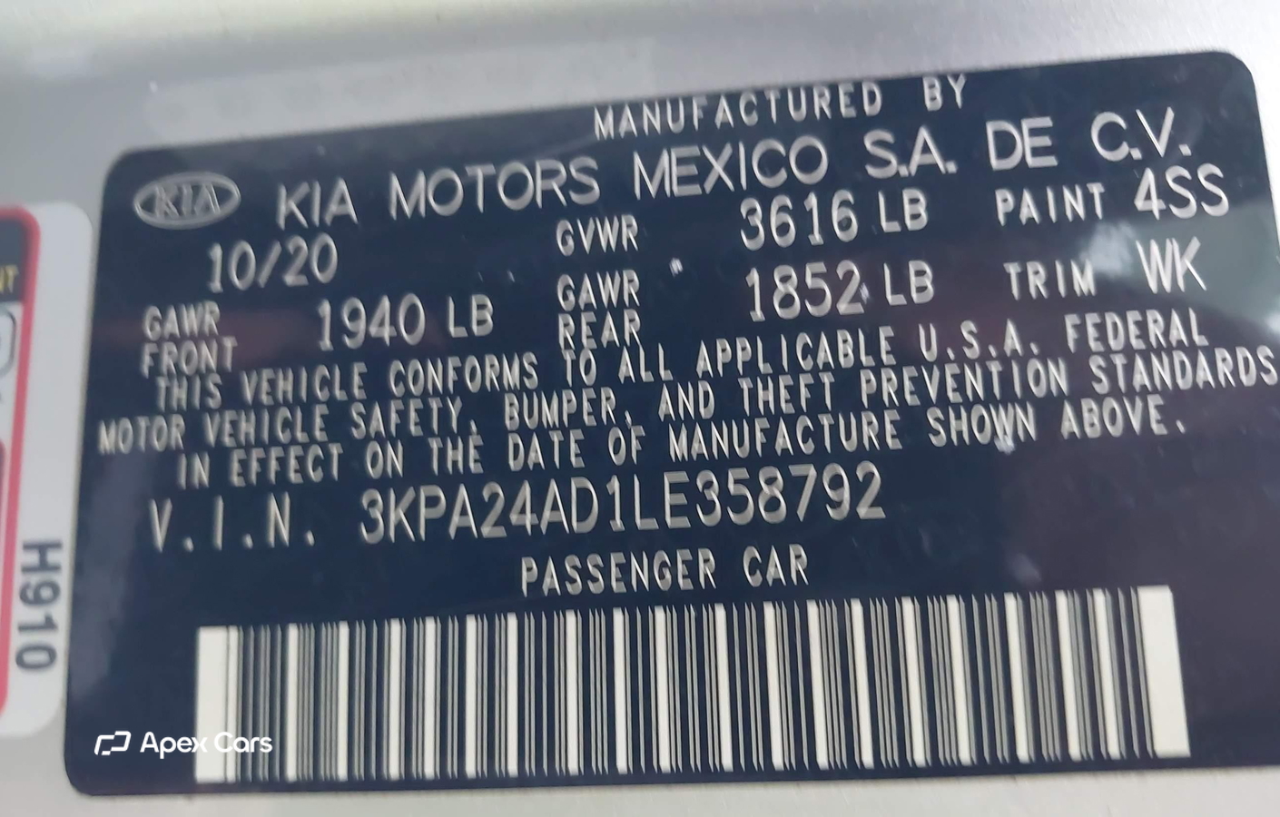 Kia Rio 2020