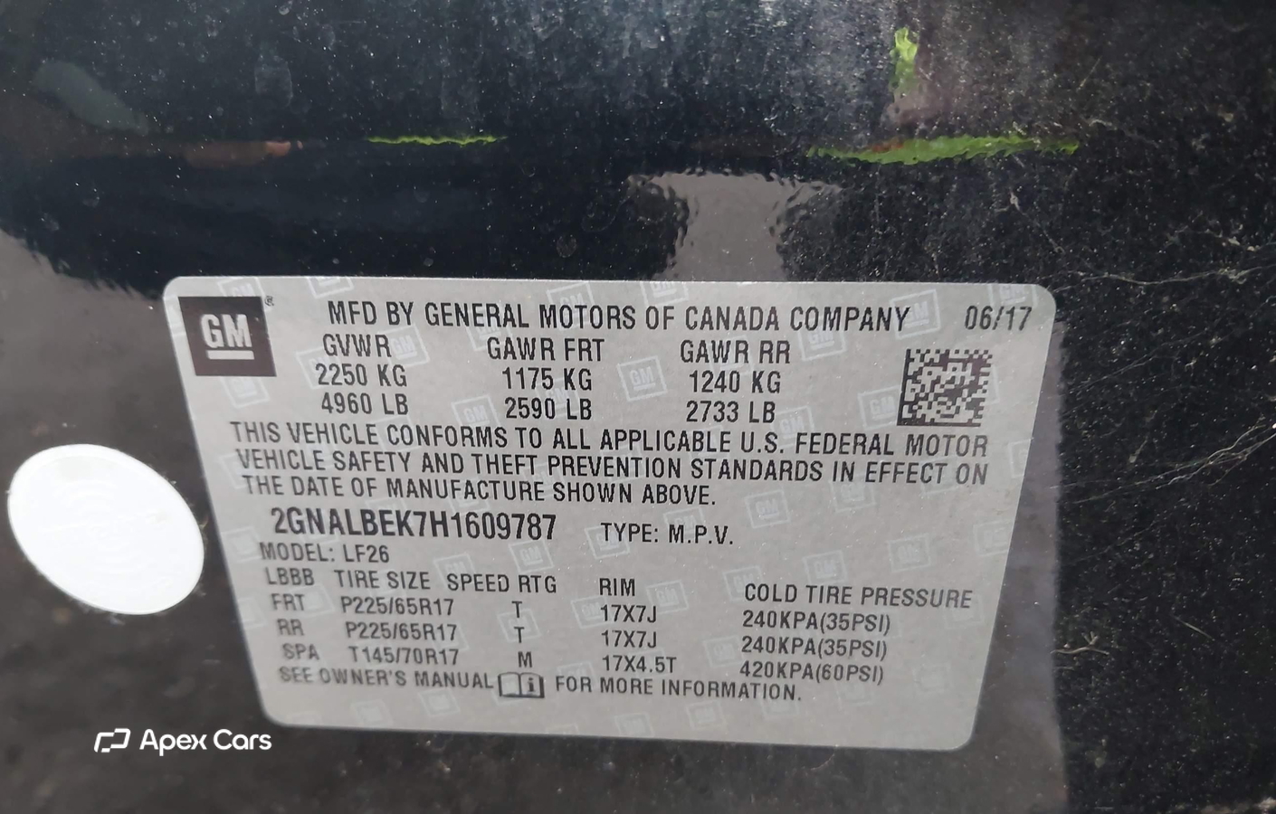 Chevrolet Equinox 2017