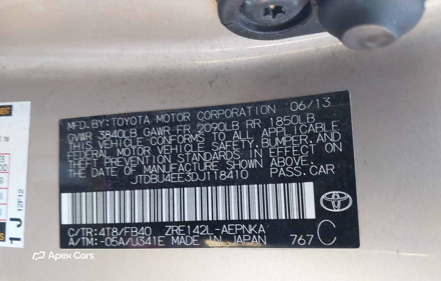 Toyota Corolla 2013