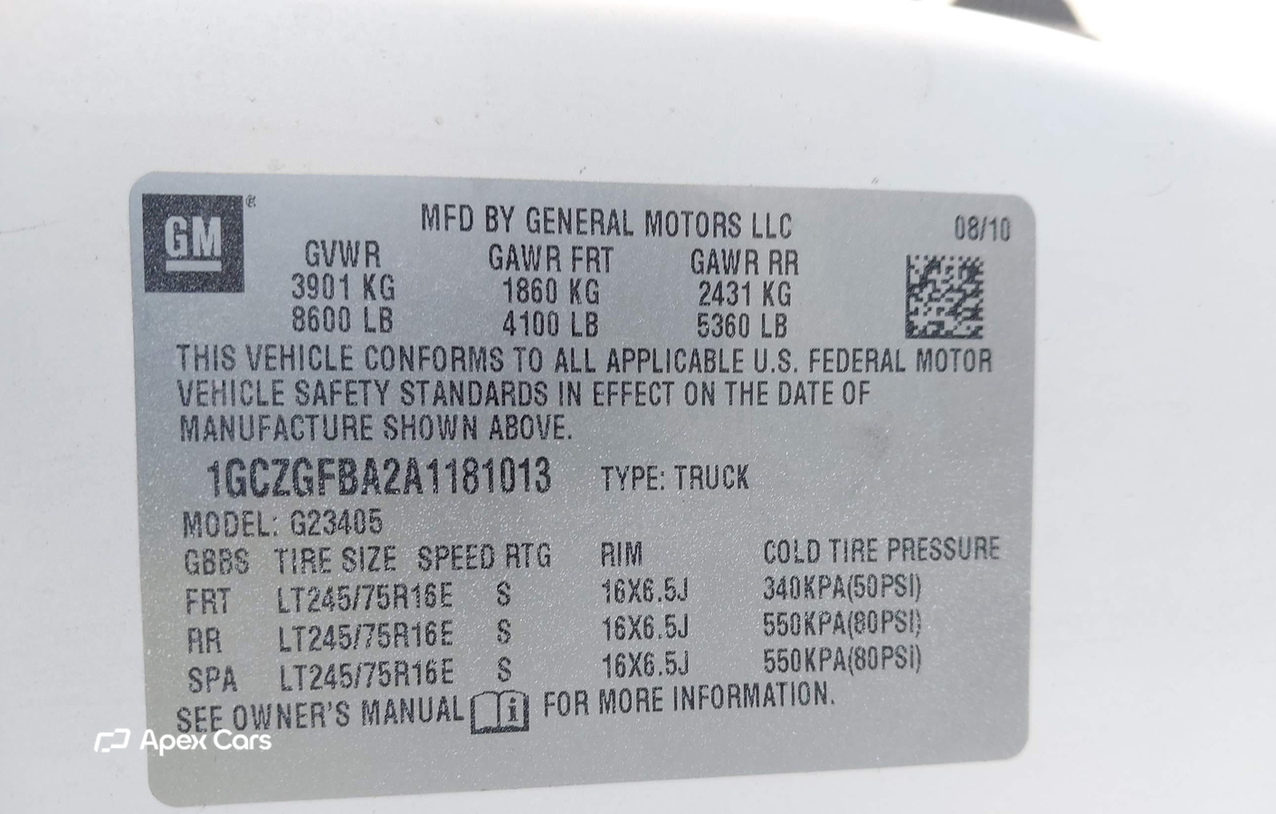 Chevrolet Express 2010