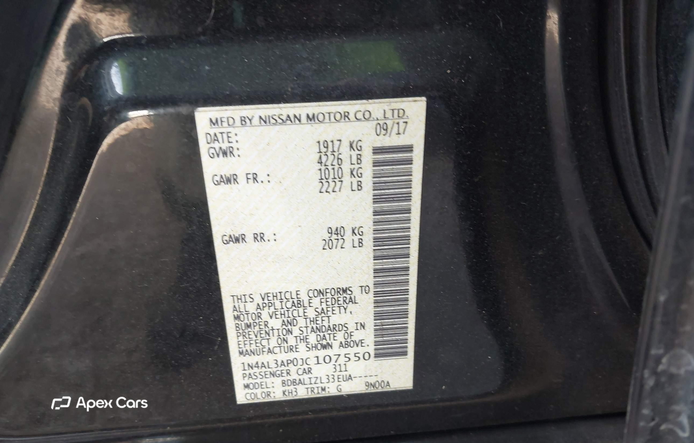 Nissan Altima 2018