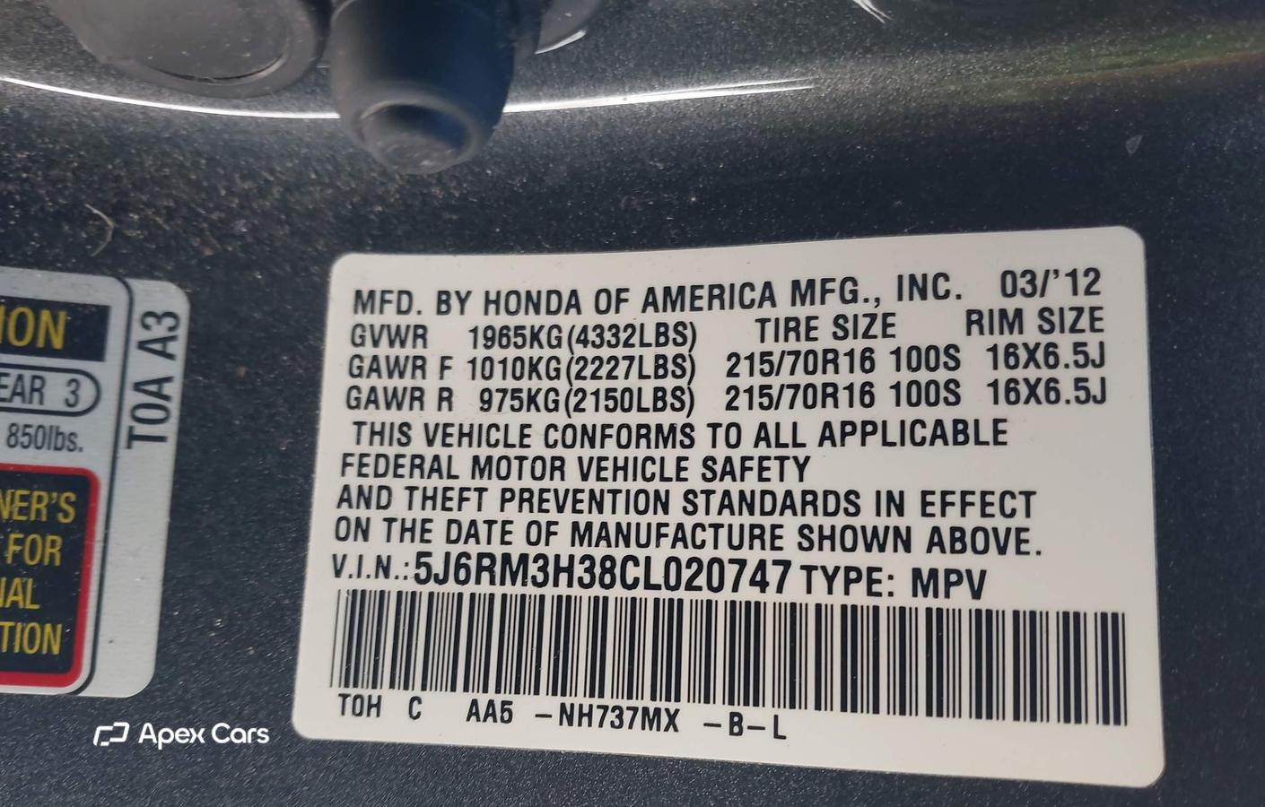 Honda CR-V 2012
