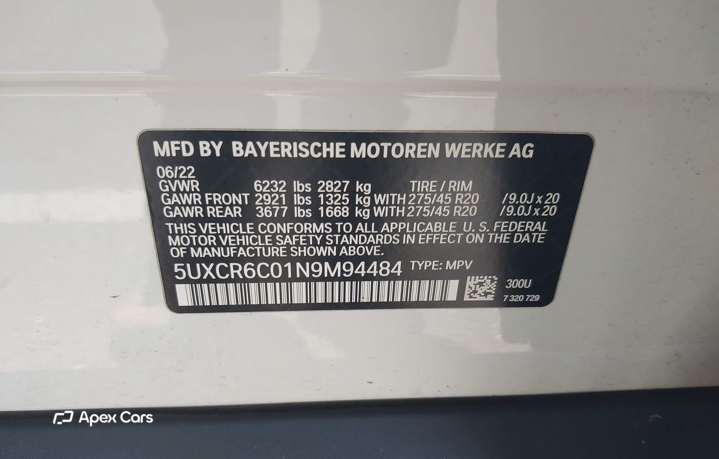 BMW X5 2022