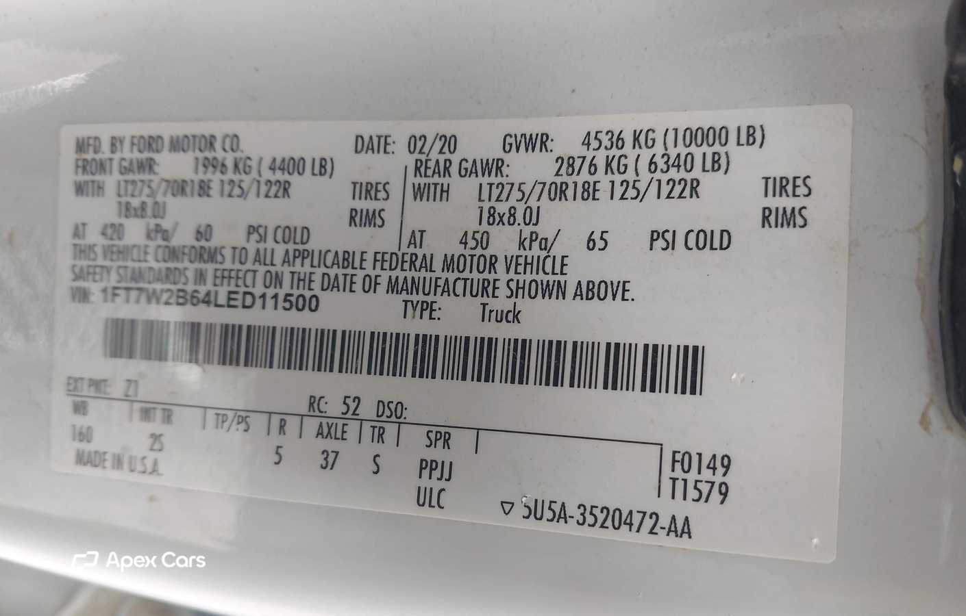 Ford F250 2020