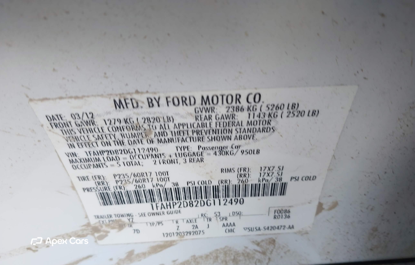 Ford Taurus 2013