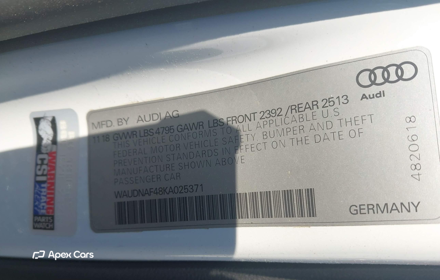 Audi A4 2019