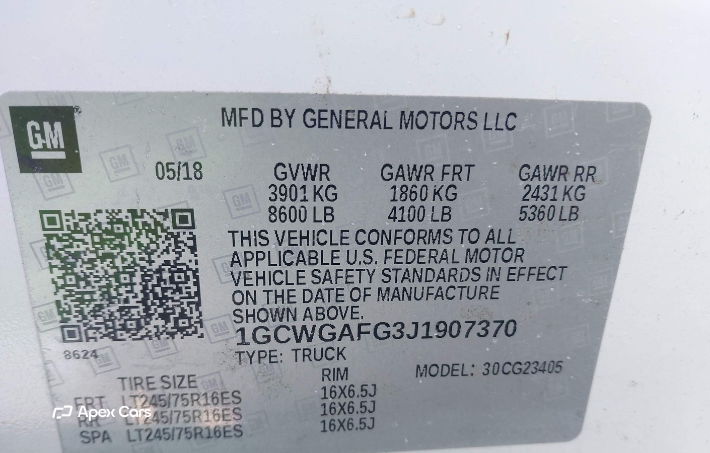 Chevrolet Express 2018