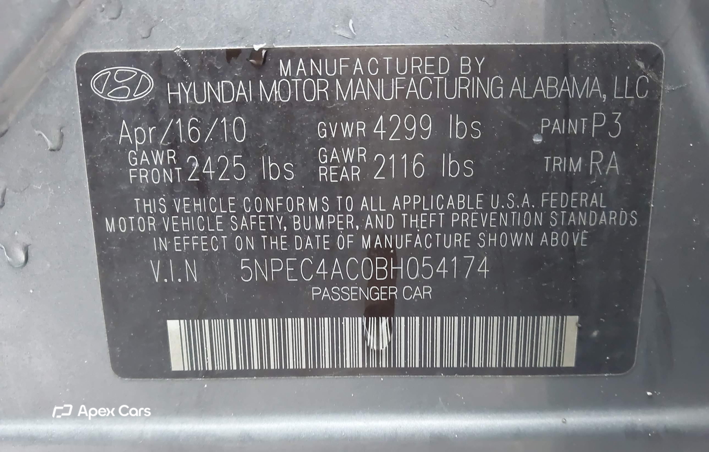 Hyundai Sonata 2011