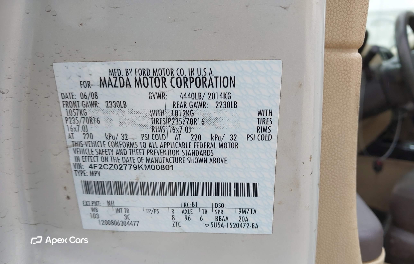 Mazda Tribute 2009