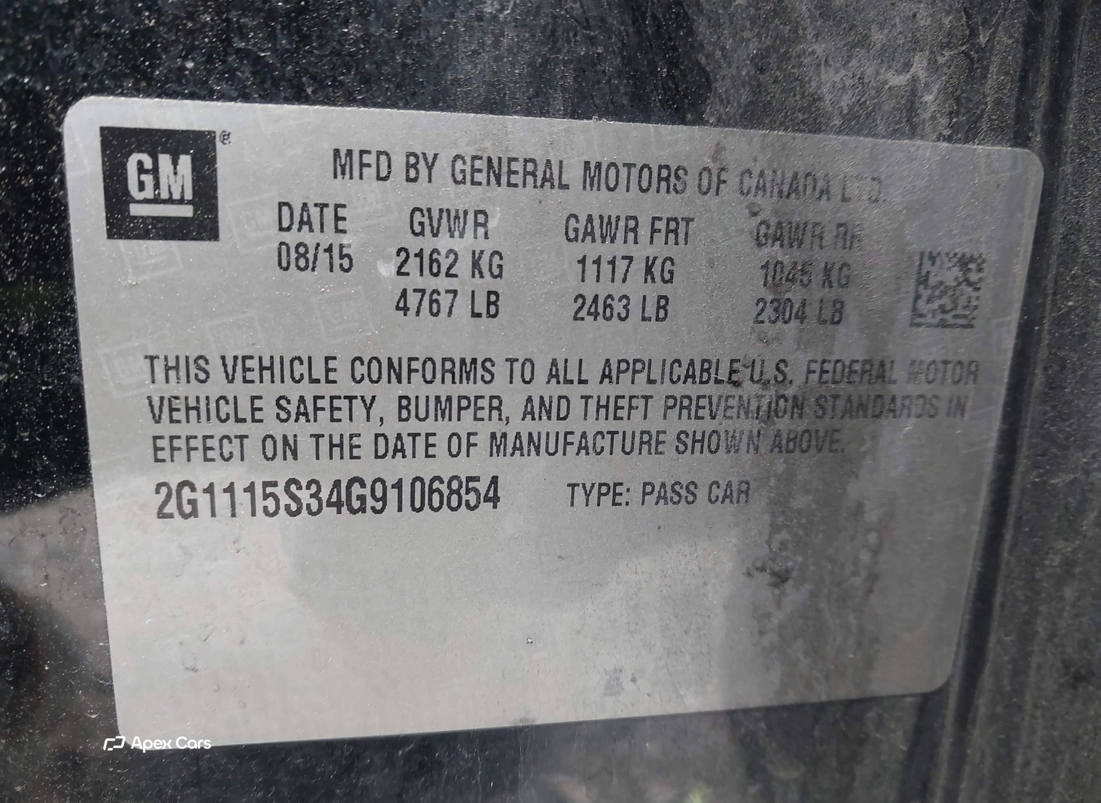 Chevrolet Impala 2016