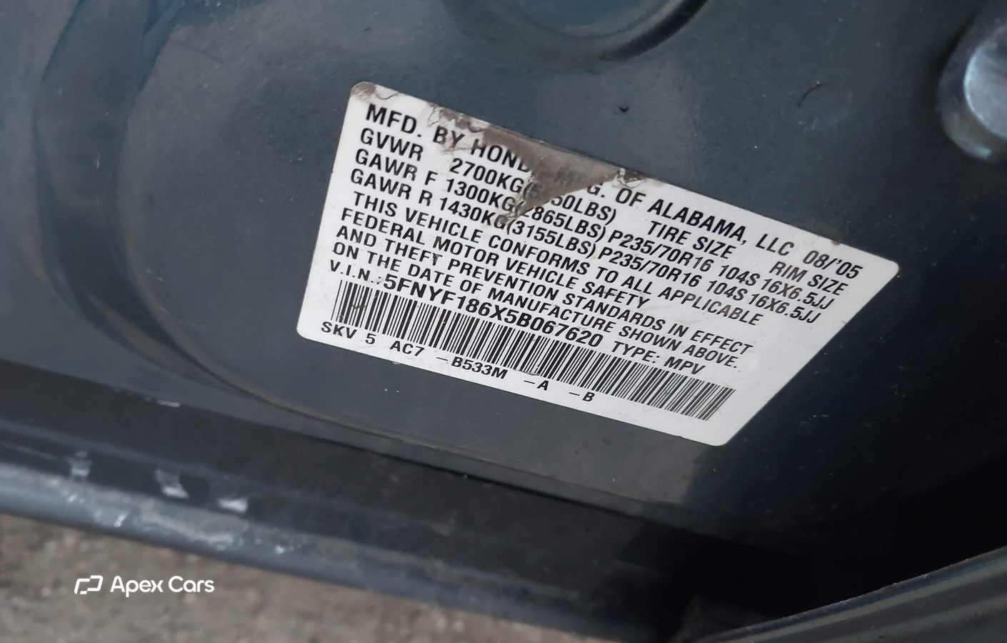 Honda Pilot 2005
