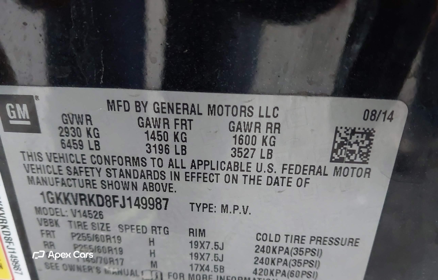 GMC Acadia 2015
