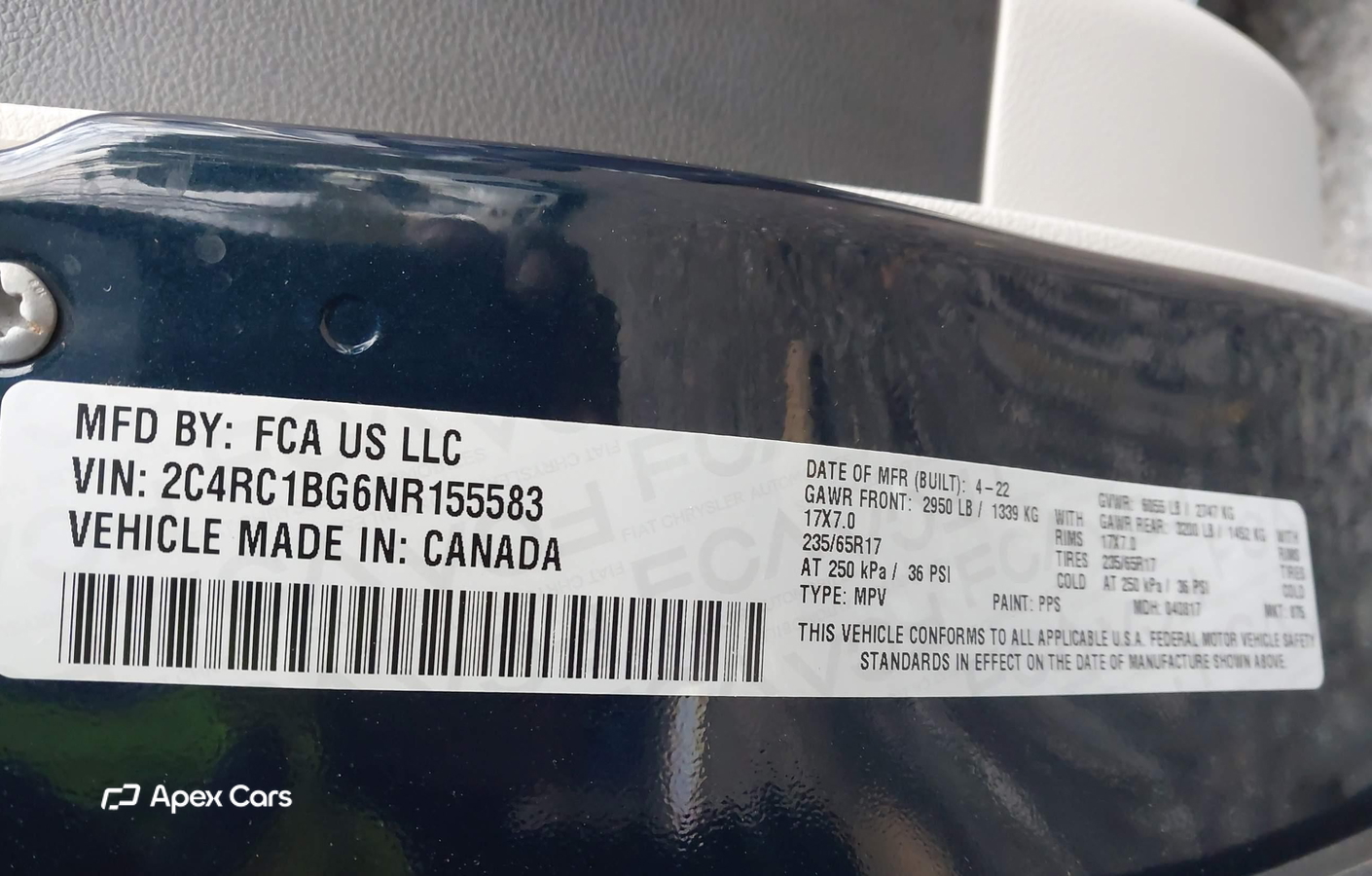 Chrysler Pacifica 2022