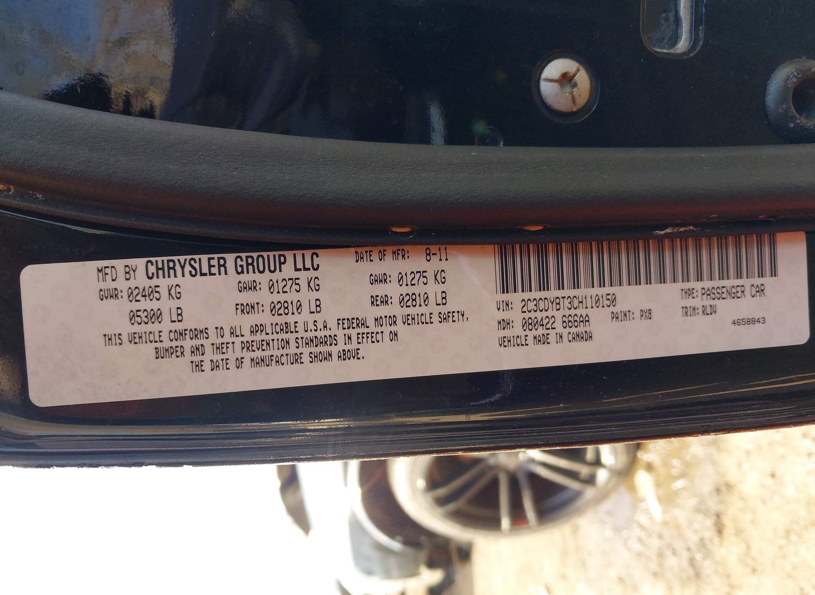 Dodge Challenger 2012