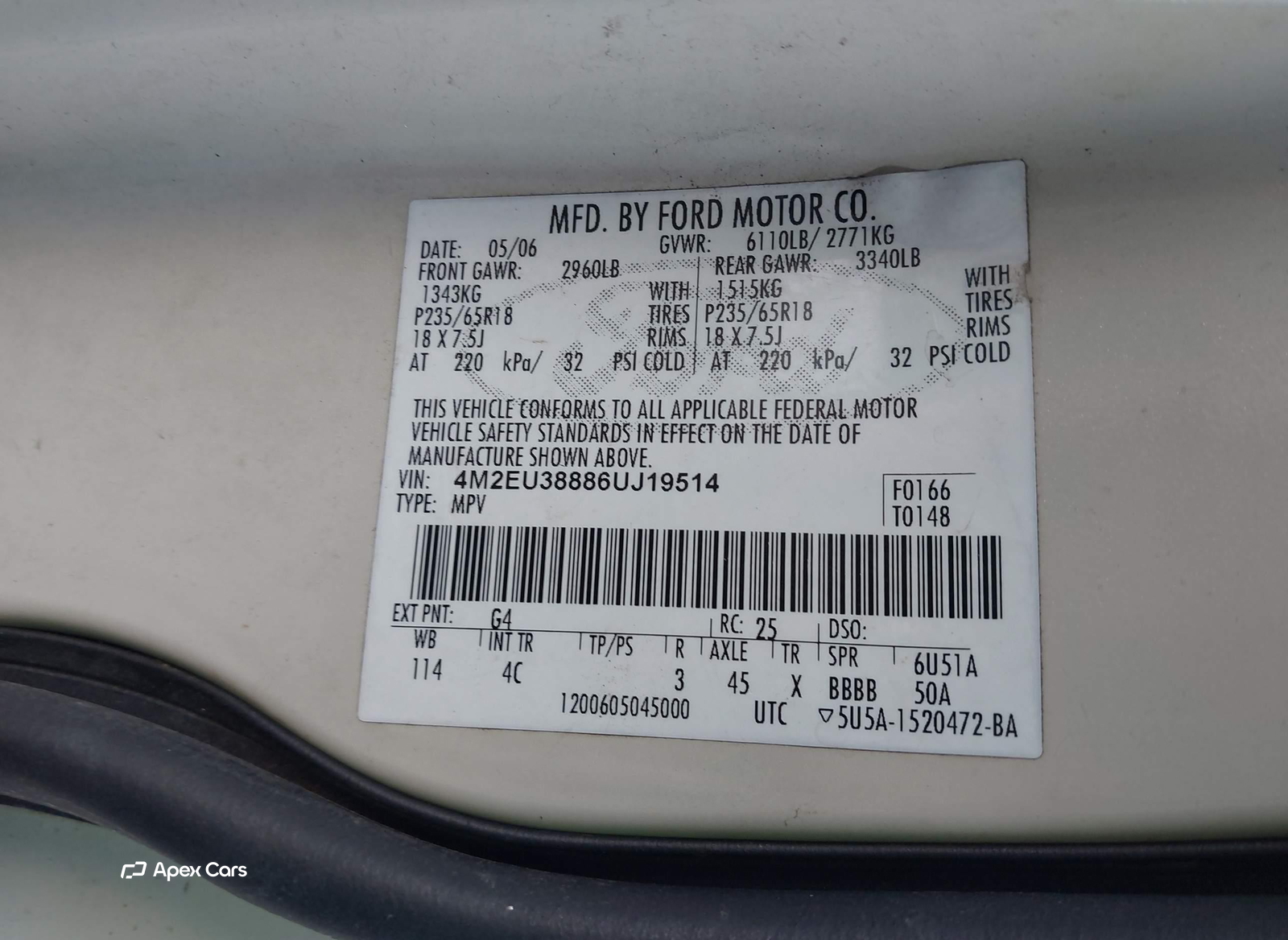 Mercury Mountaineer 2006