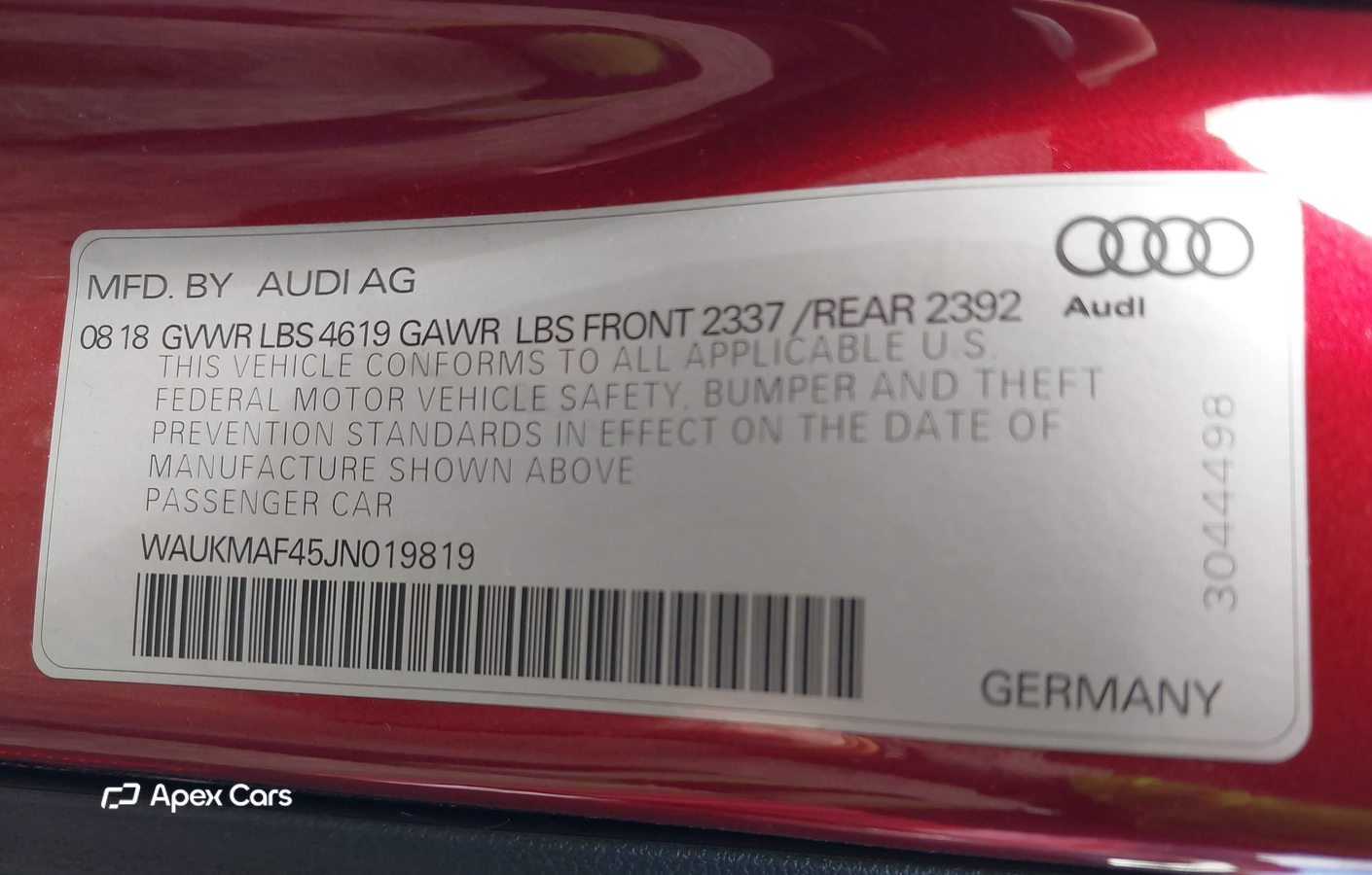 Audi A4 2018