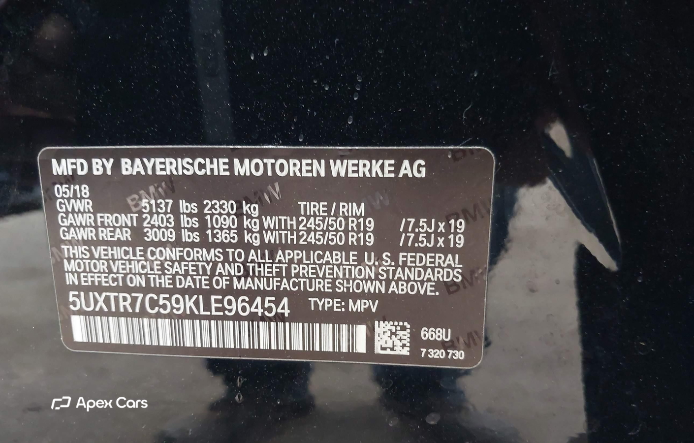 BMW X3 2019