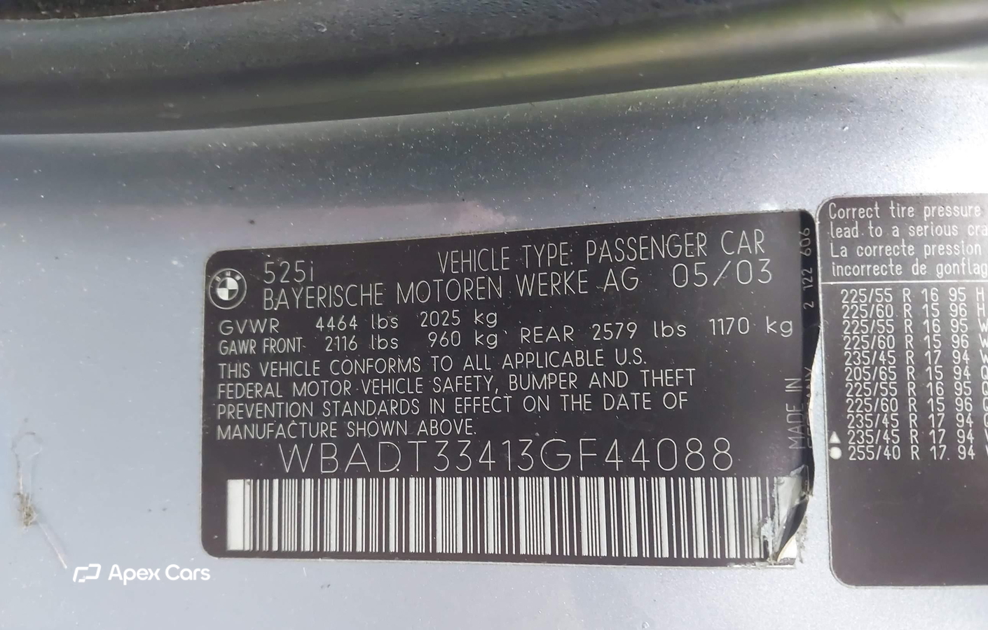 BMW Series 5 2003