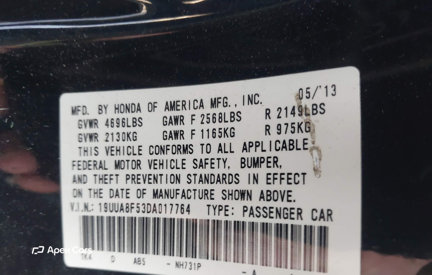 Acura TL 2013