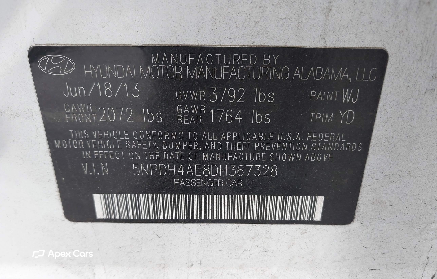Hyundai Elantra 2013