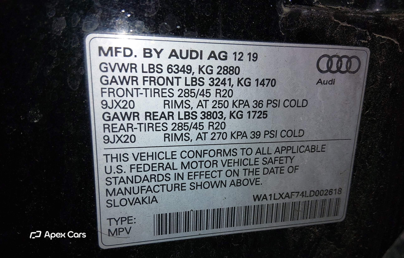 Audi Q7 2020