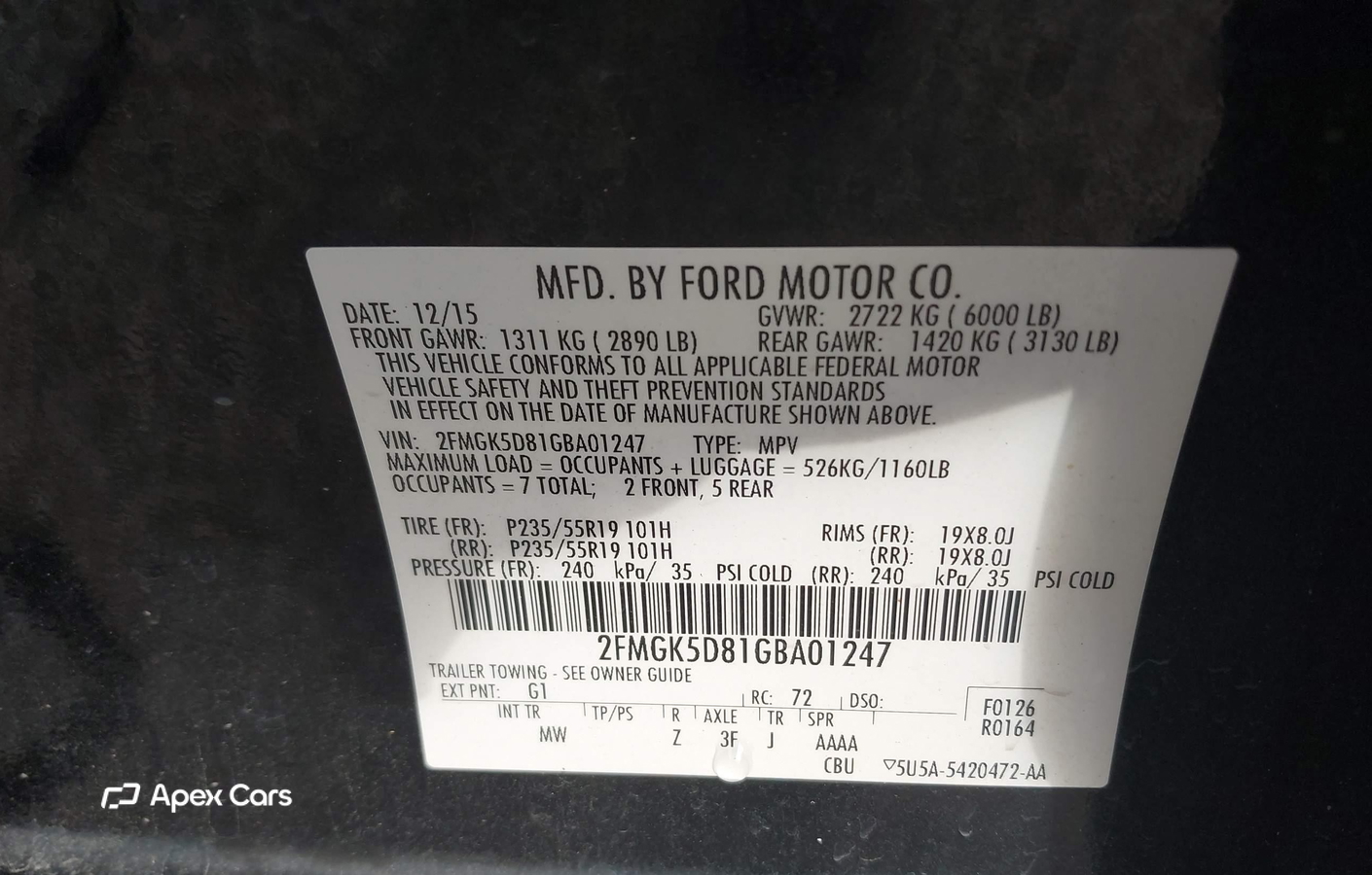 Ford Flex 2016