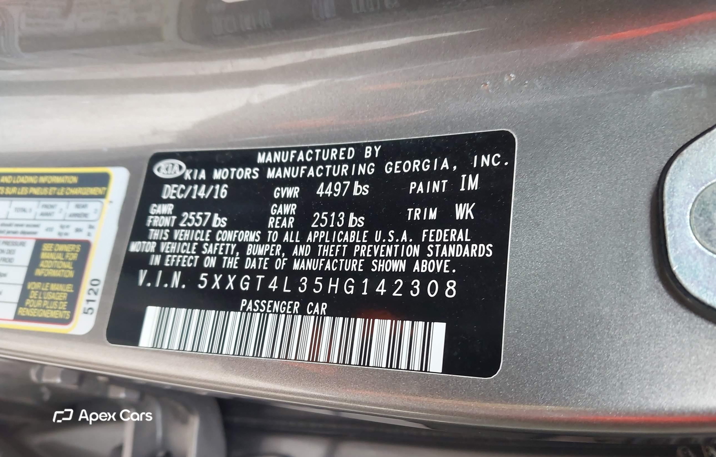 Kia Optima 2017