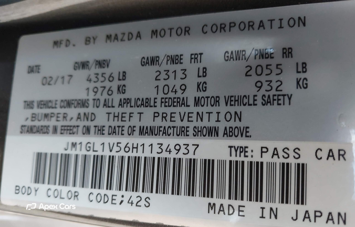 Mazda 6 2017