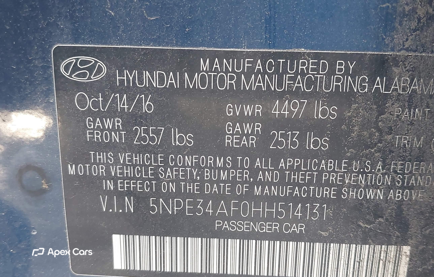 Hyundai Sonata 2017