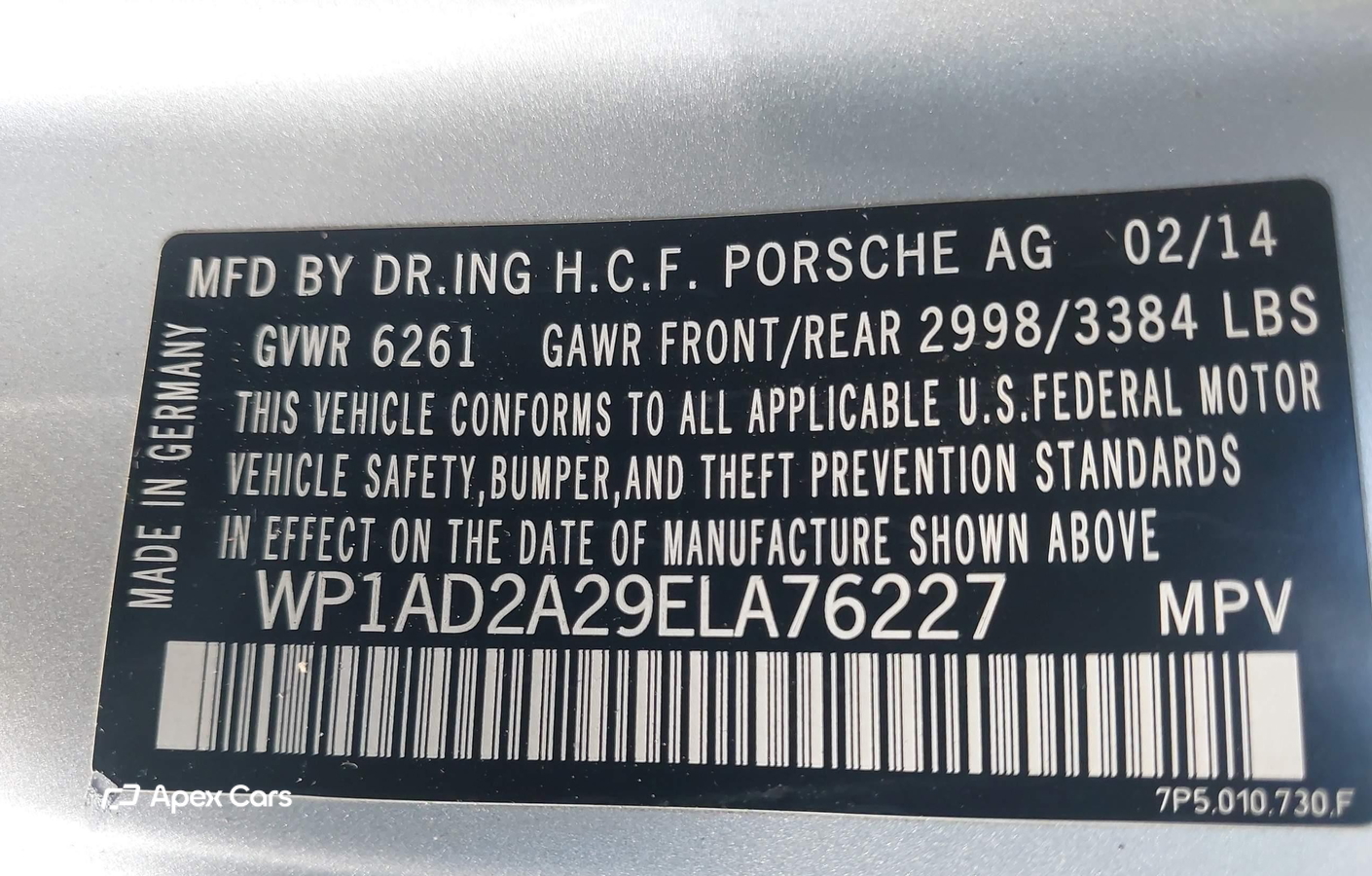 Porsche Cayenne 2014