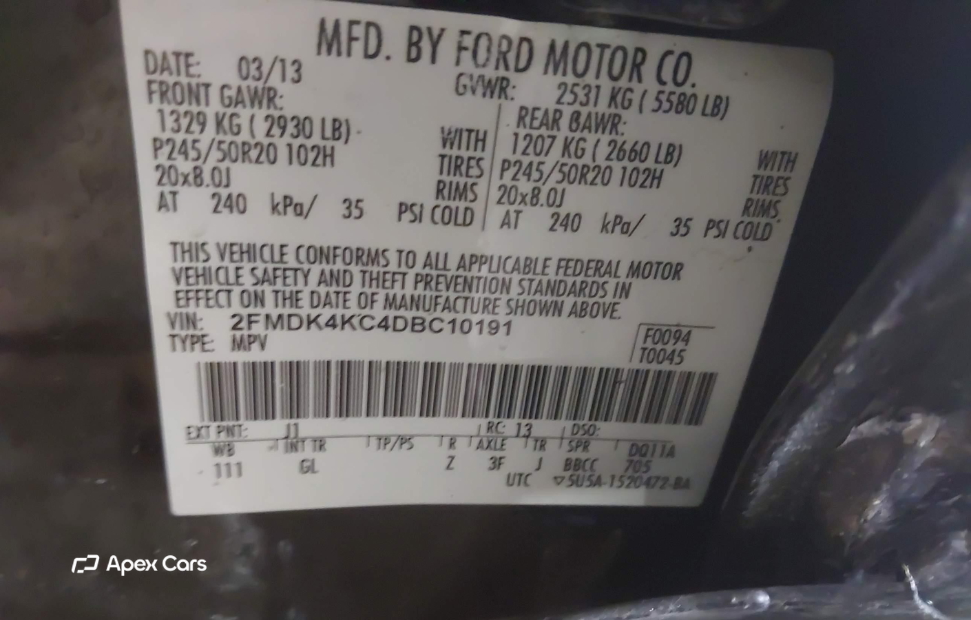 Ford Edge 2013