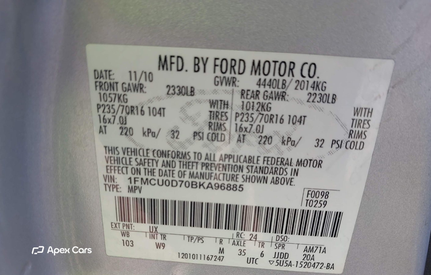 Ford Escape 2011