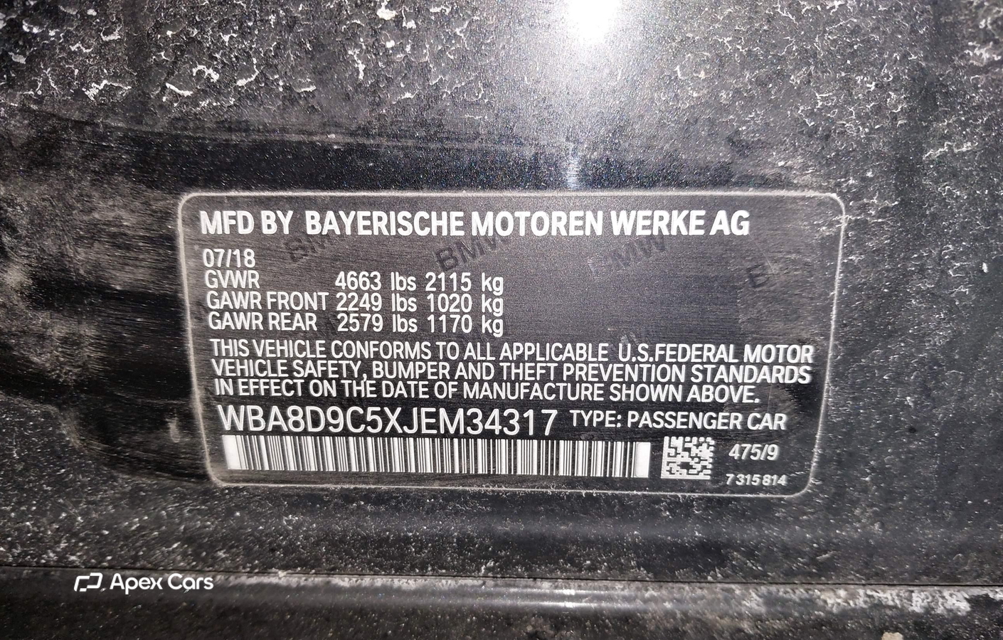 BMW Series 3 2018