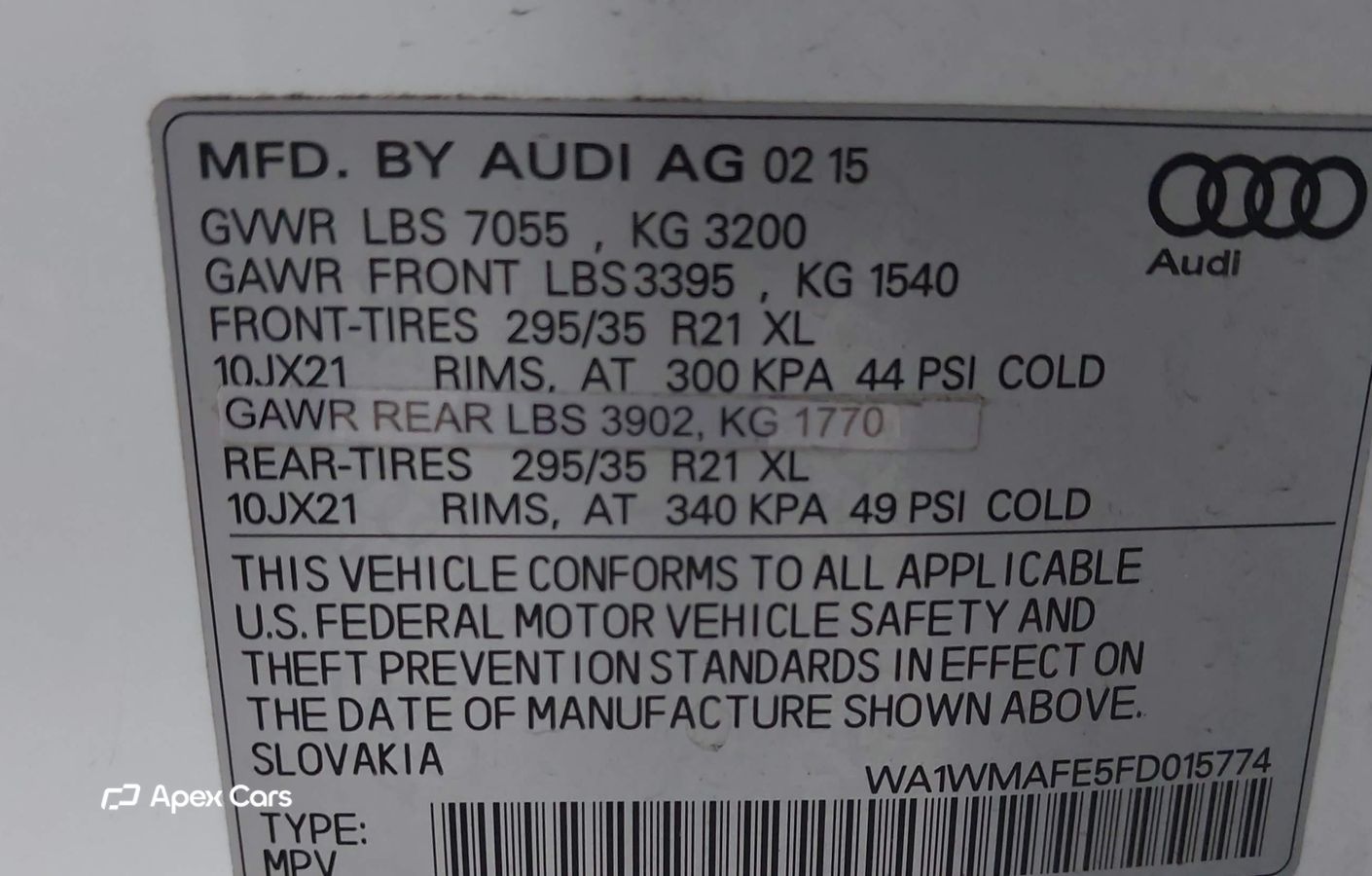 Audi Q7 2015