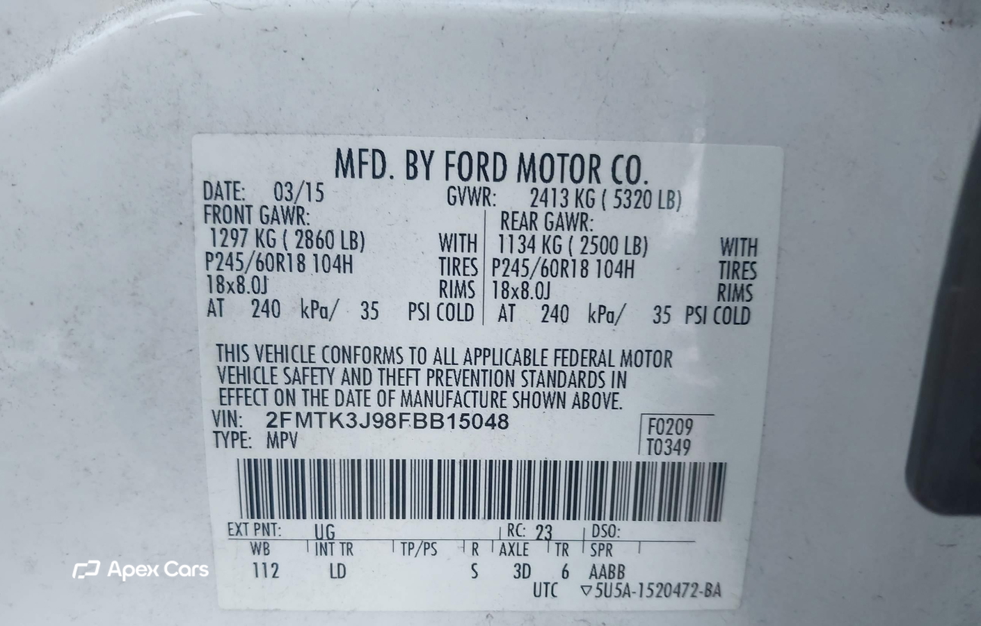 Ford Edge 2015