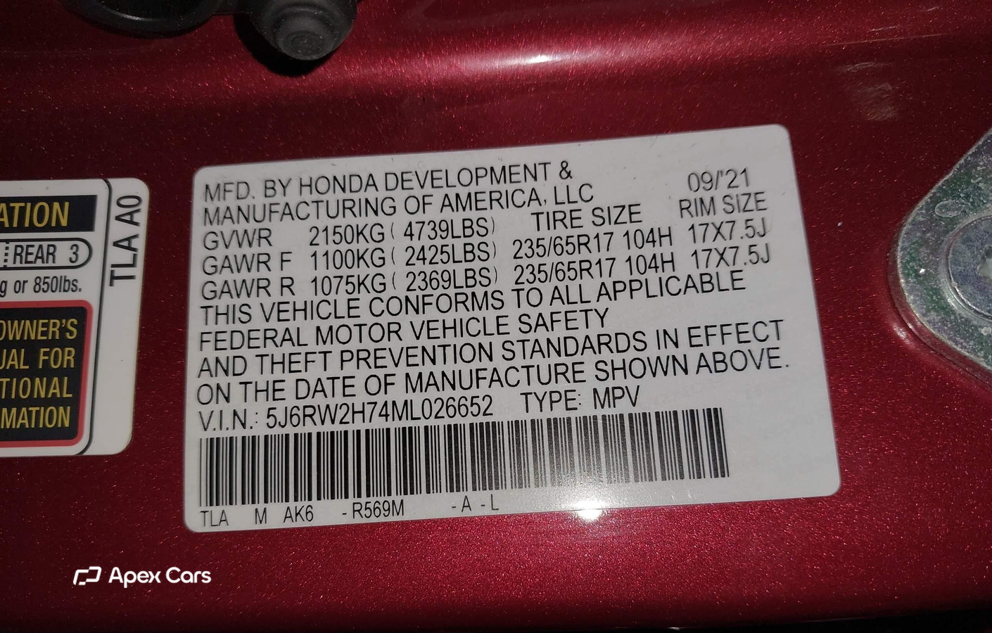 Honda CR-V 2021