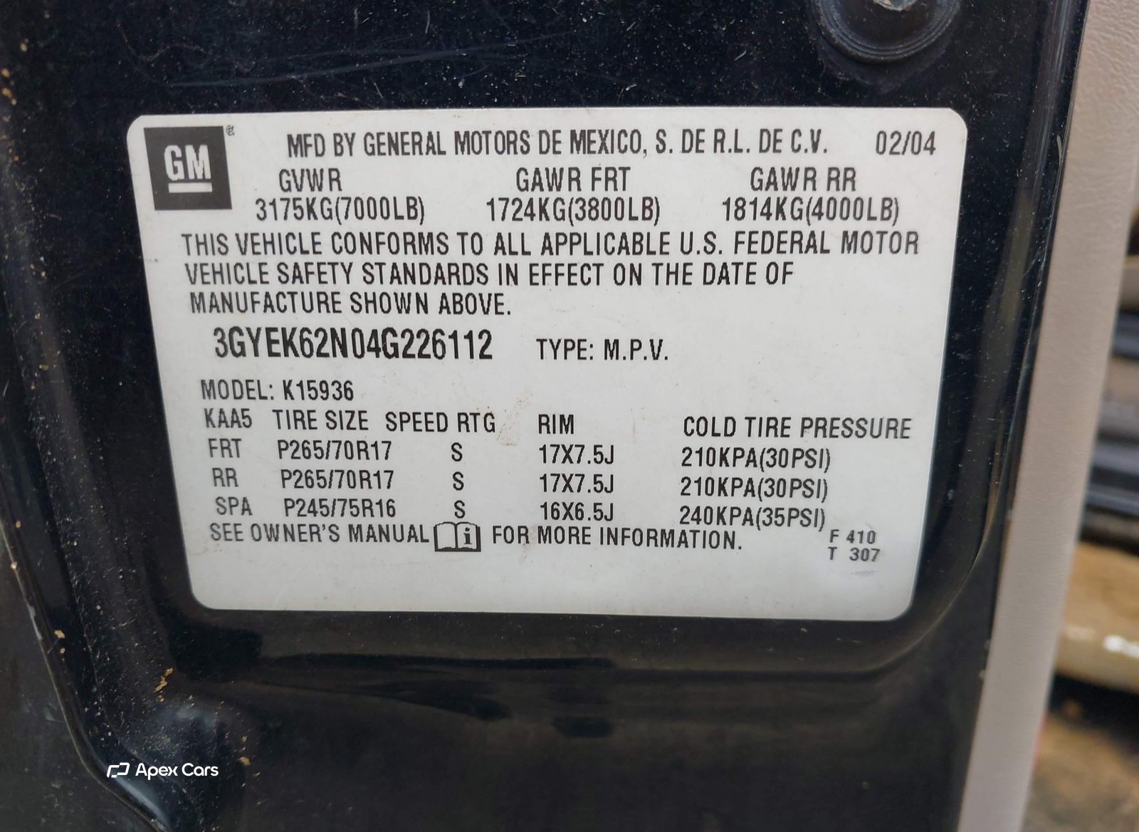 Cadillac Escalade 2004