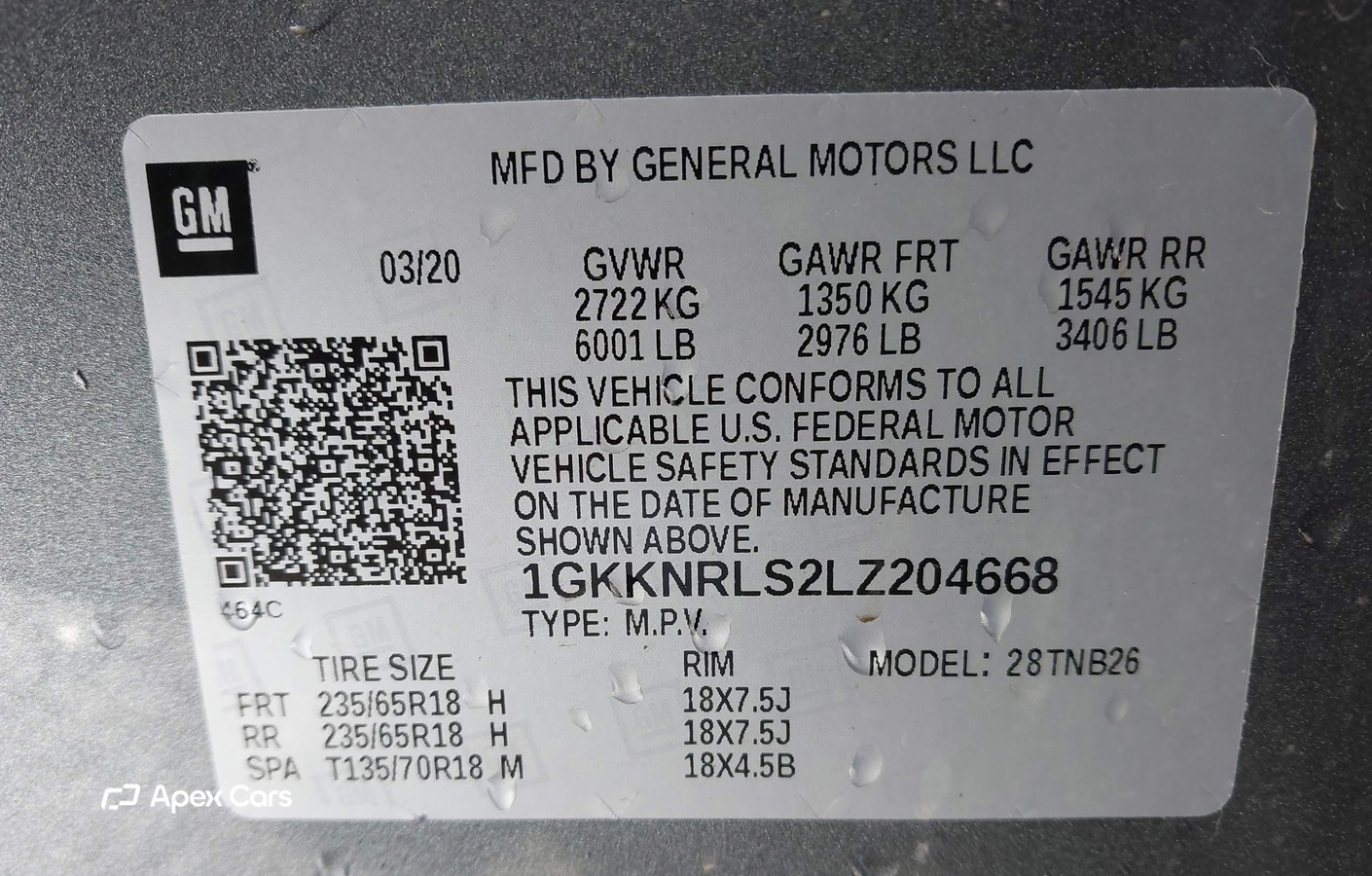 GMC Acadia 2020