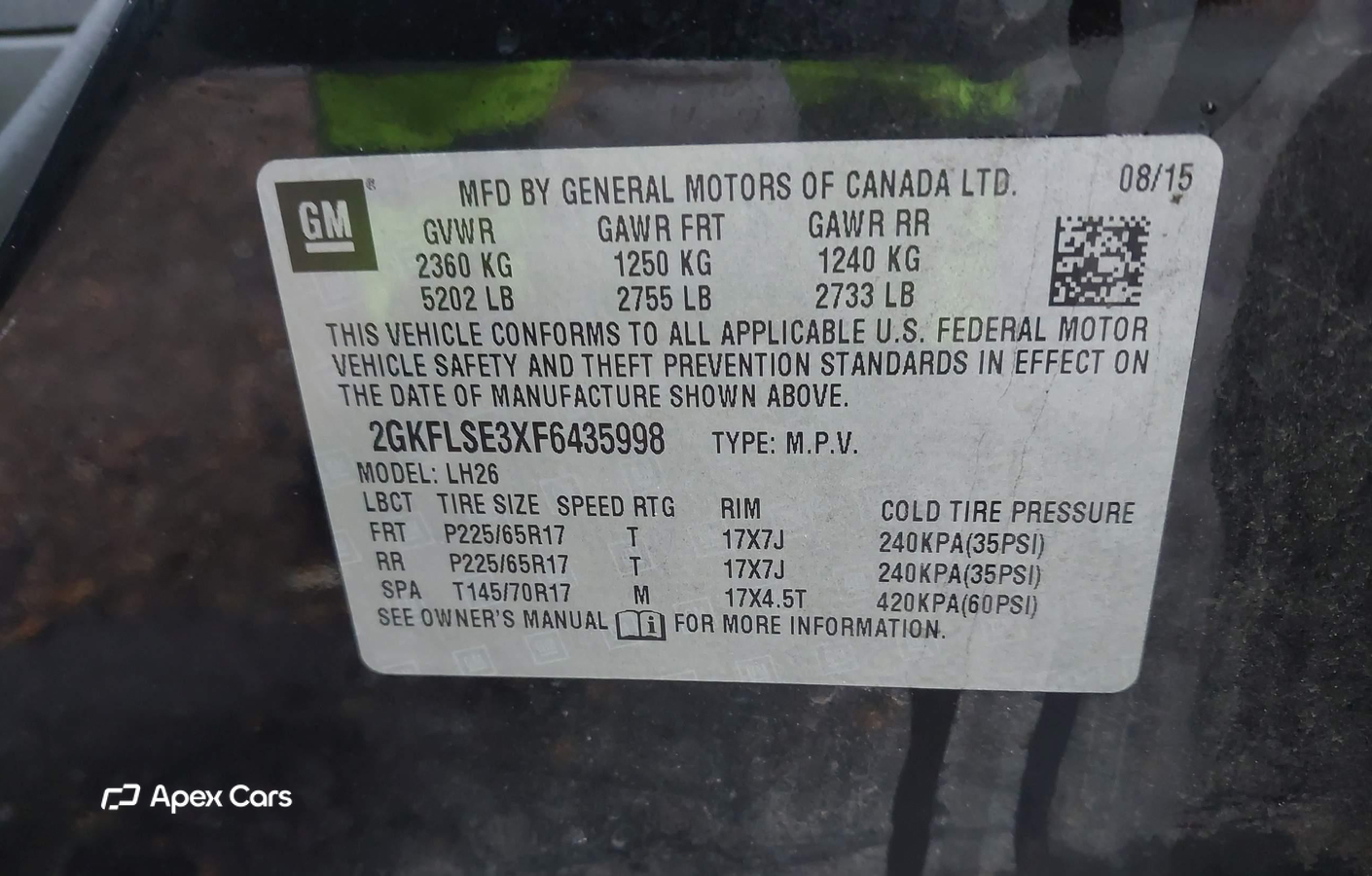 GMC Terrain 2015
