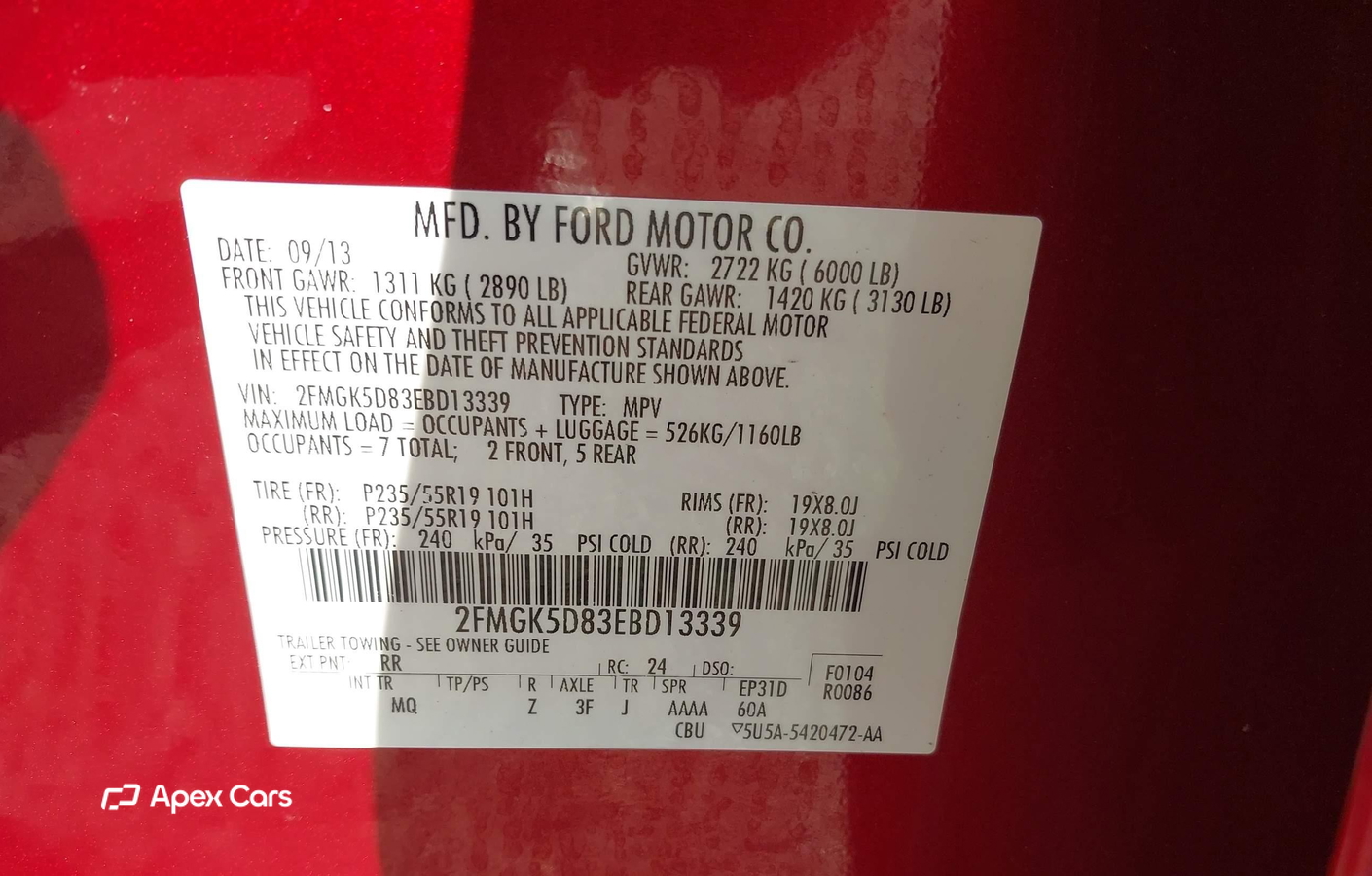 Ford Flex 2014