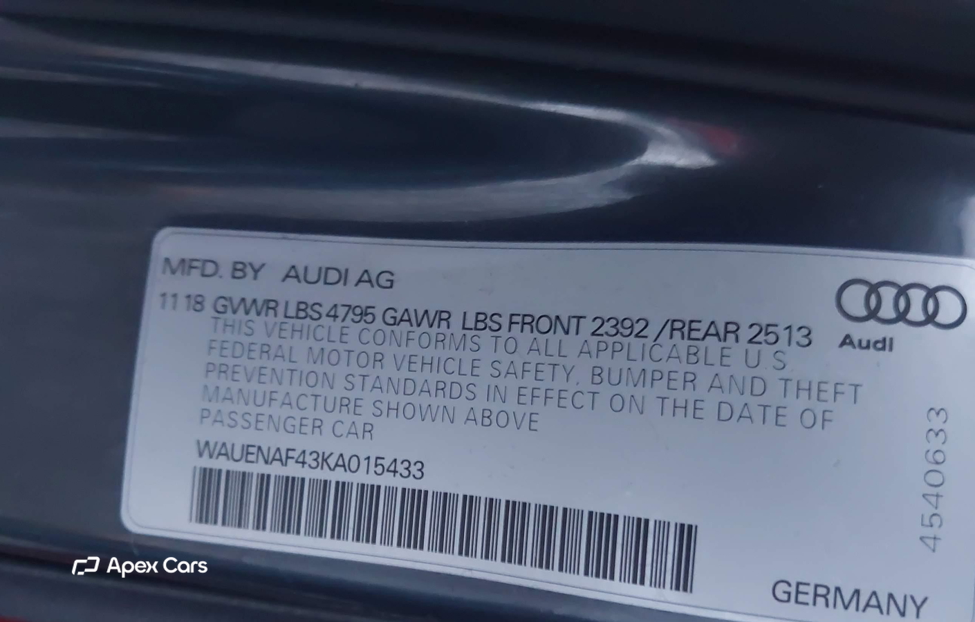 Audi A4 2019