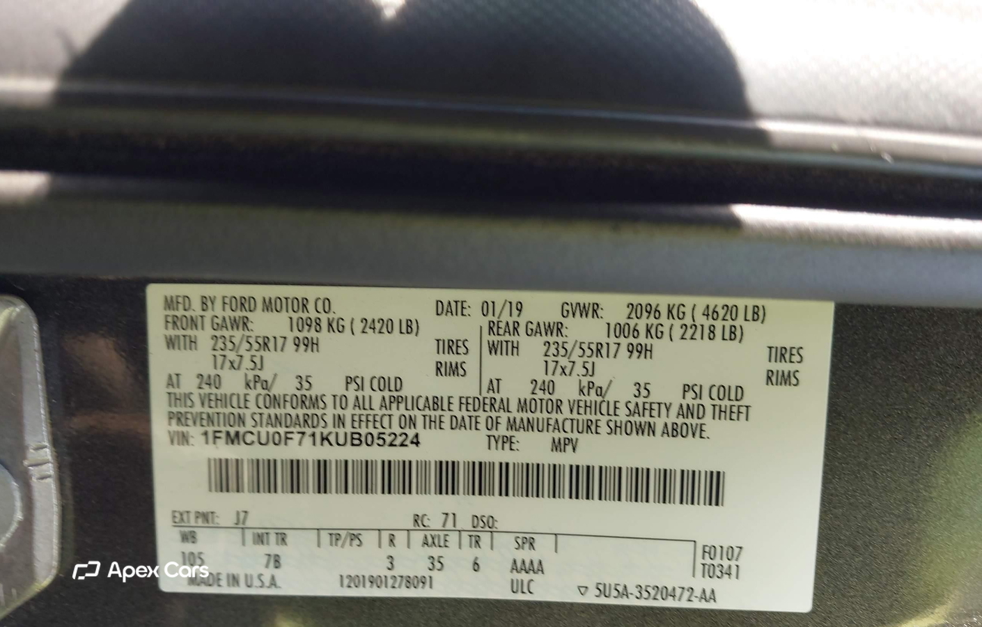 Ford Escape 2019